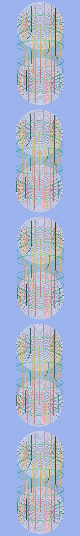 a patterned design along the edge of the page